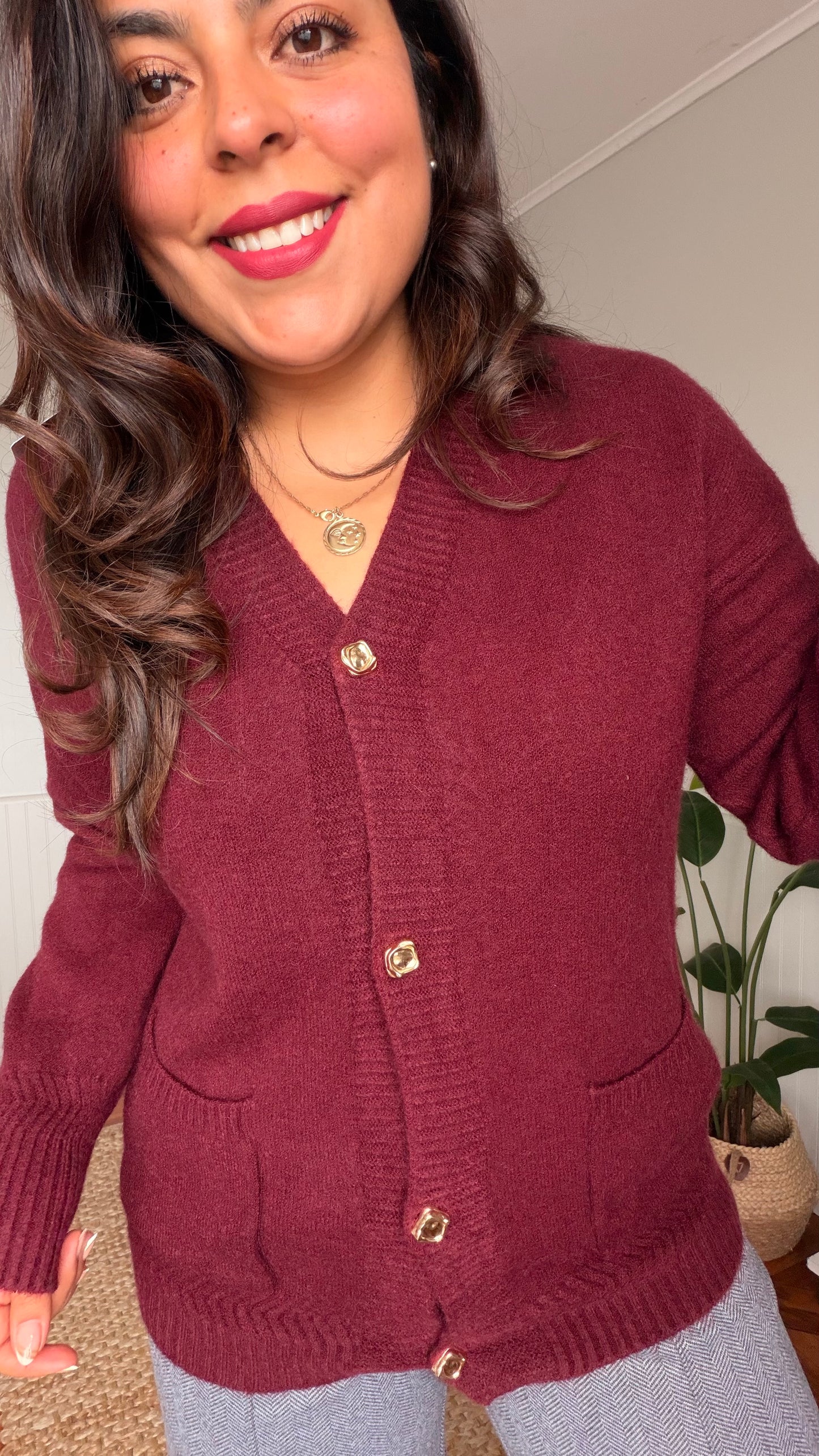 Cardigan tejido