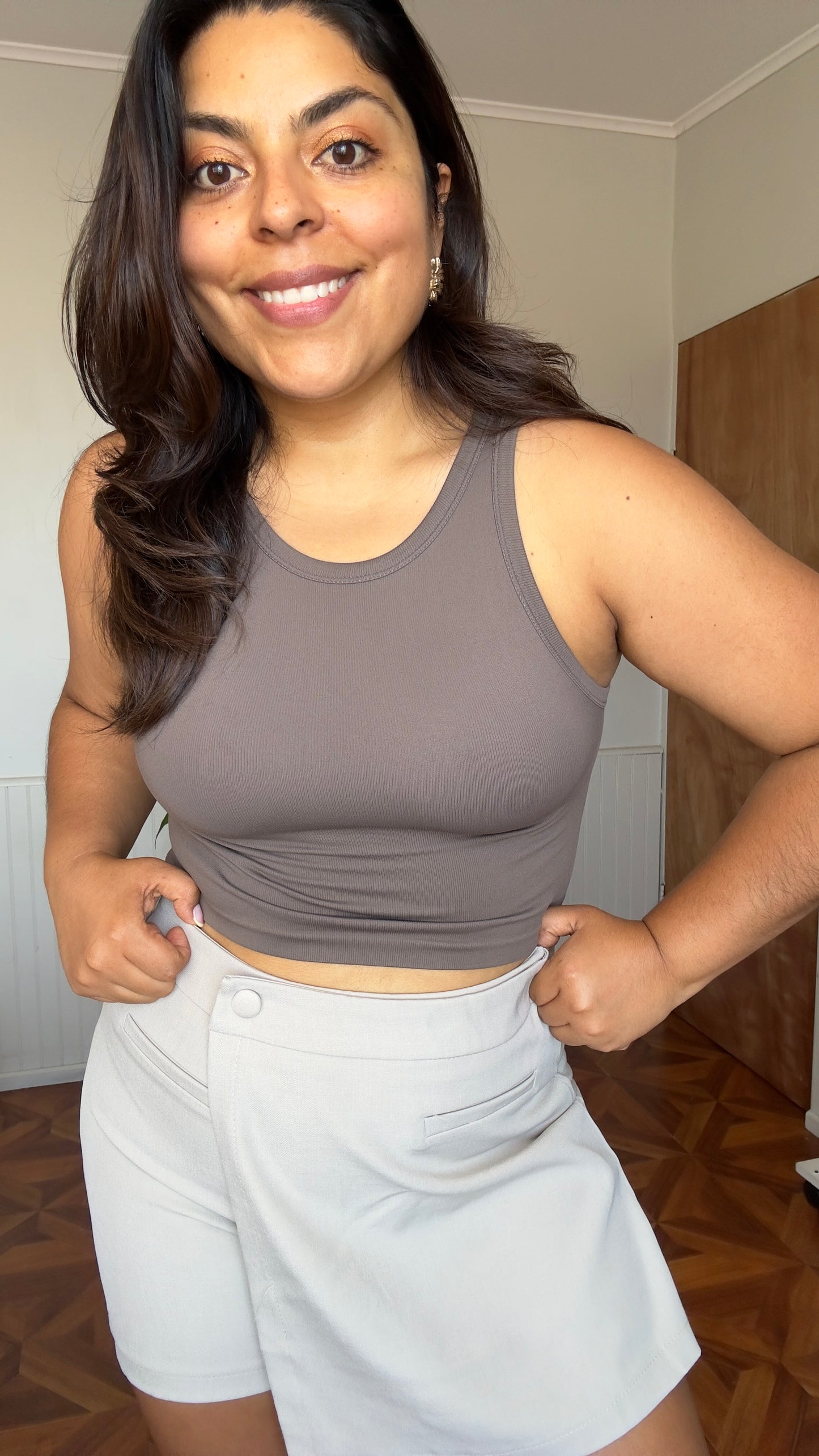 Crop top rib