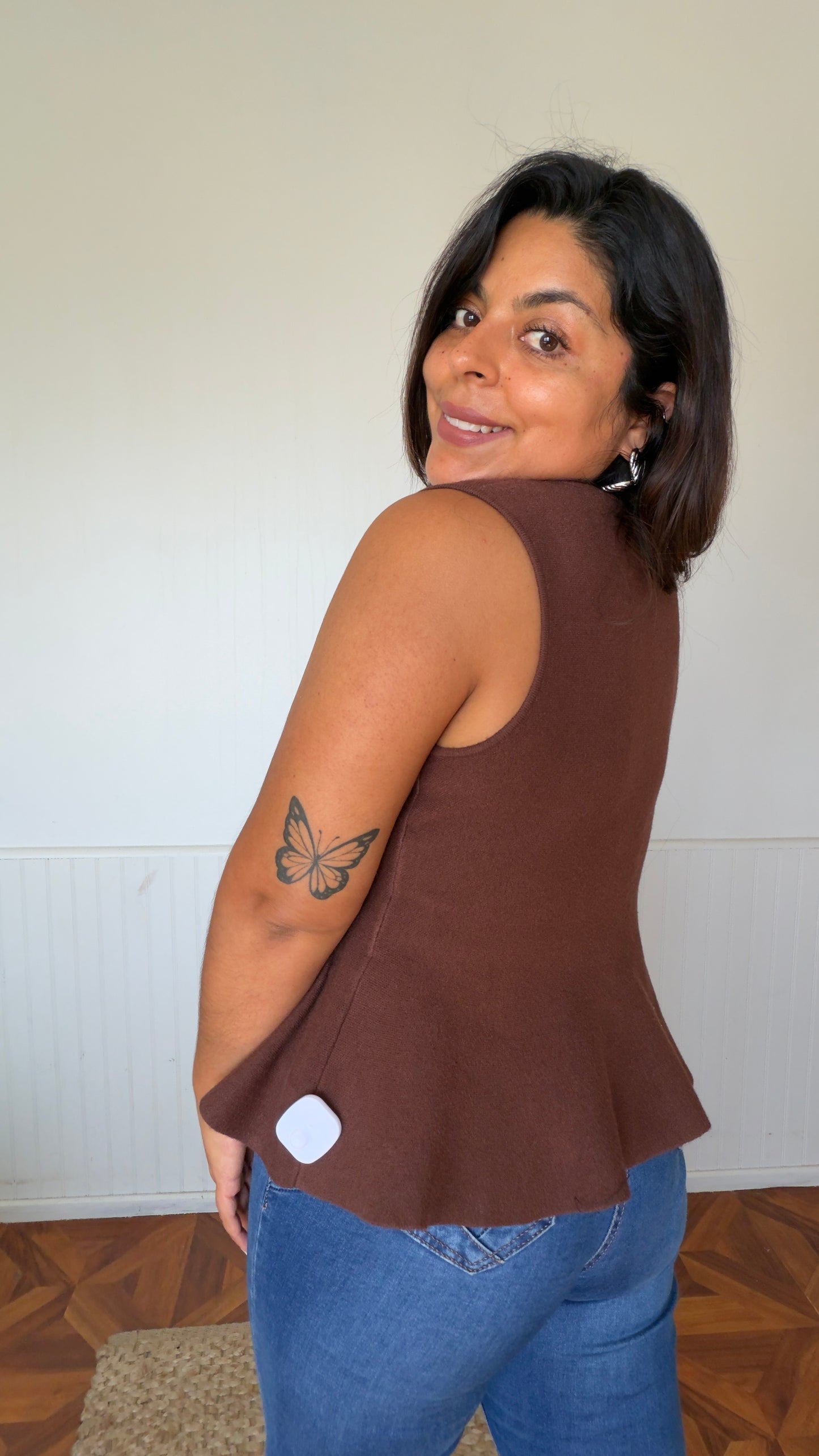 Vest peplum