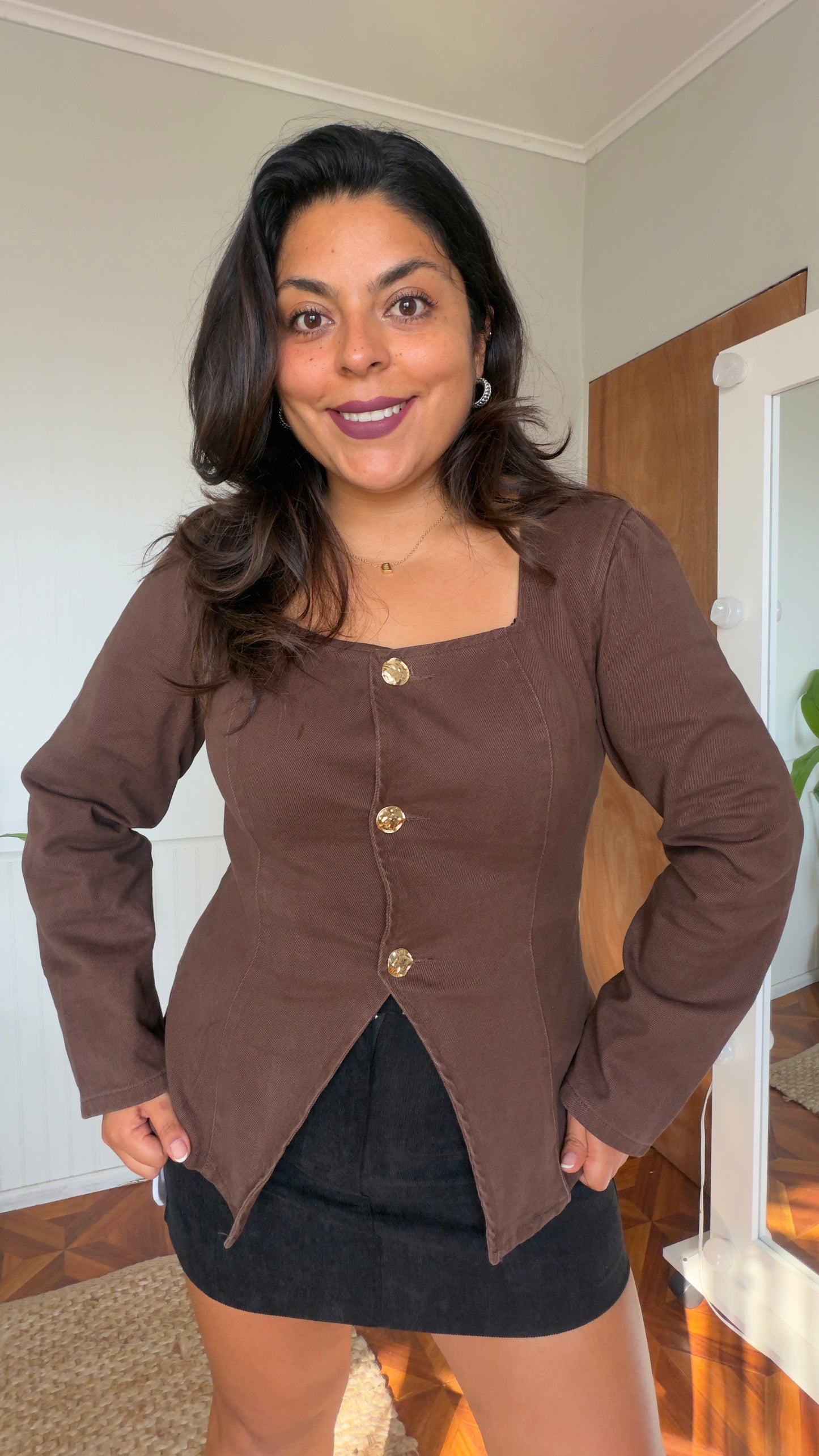 Chaqueta manga larga jeans