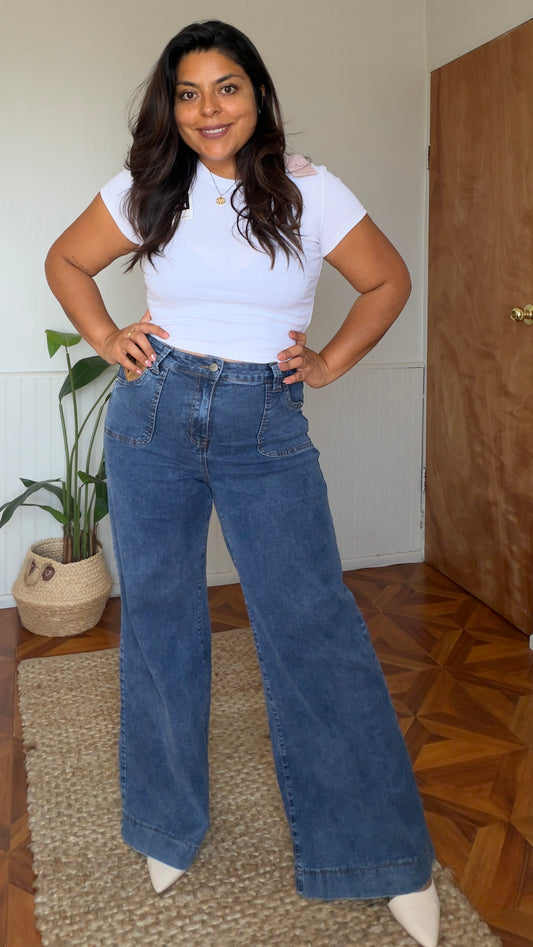 Jeans jaspeado