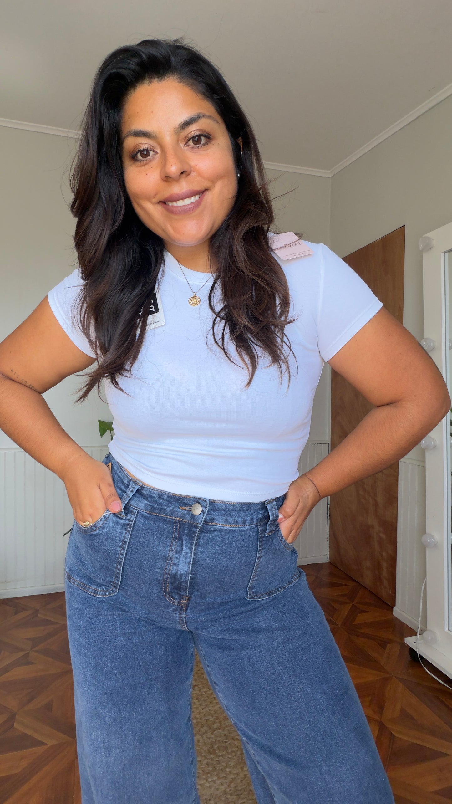 Jeans jaspeado