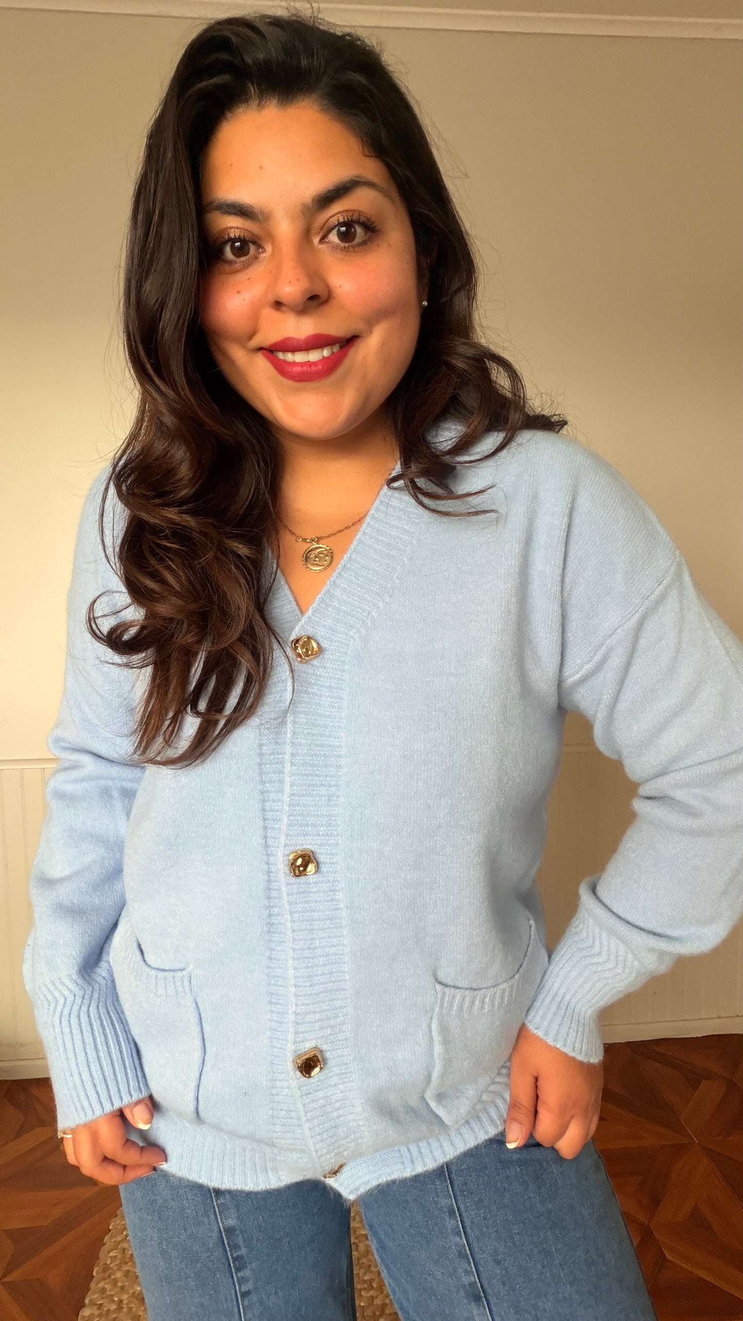 Cardigan tejido