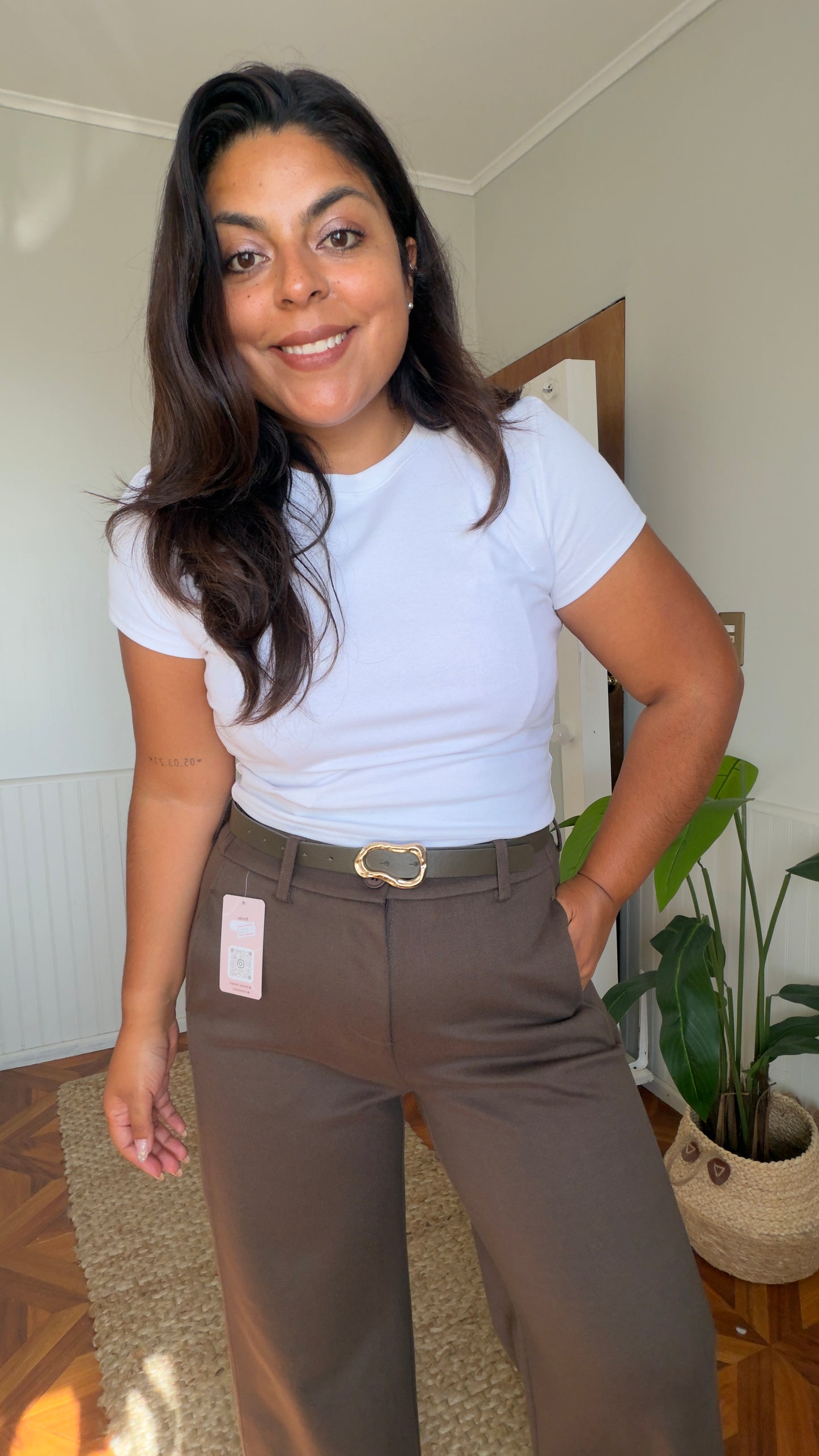 Pantalon  paño linea