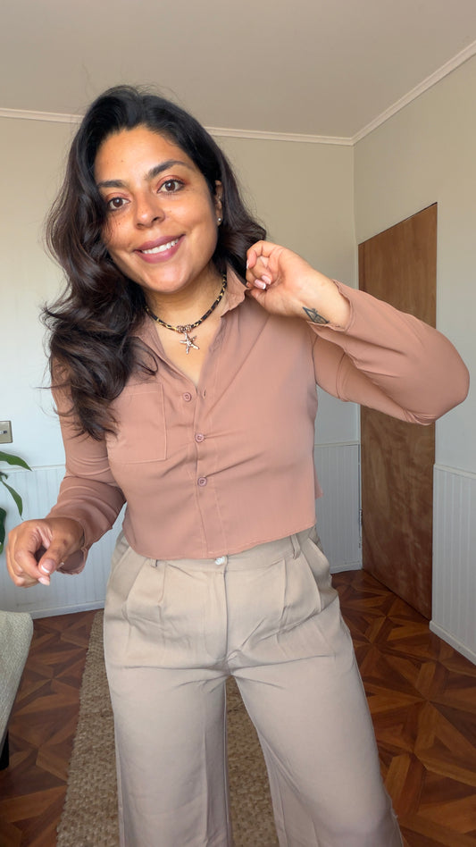 Camisa Crooped