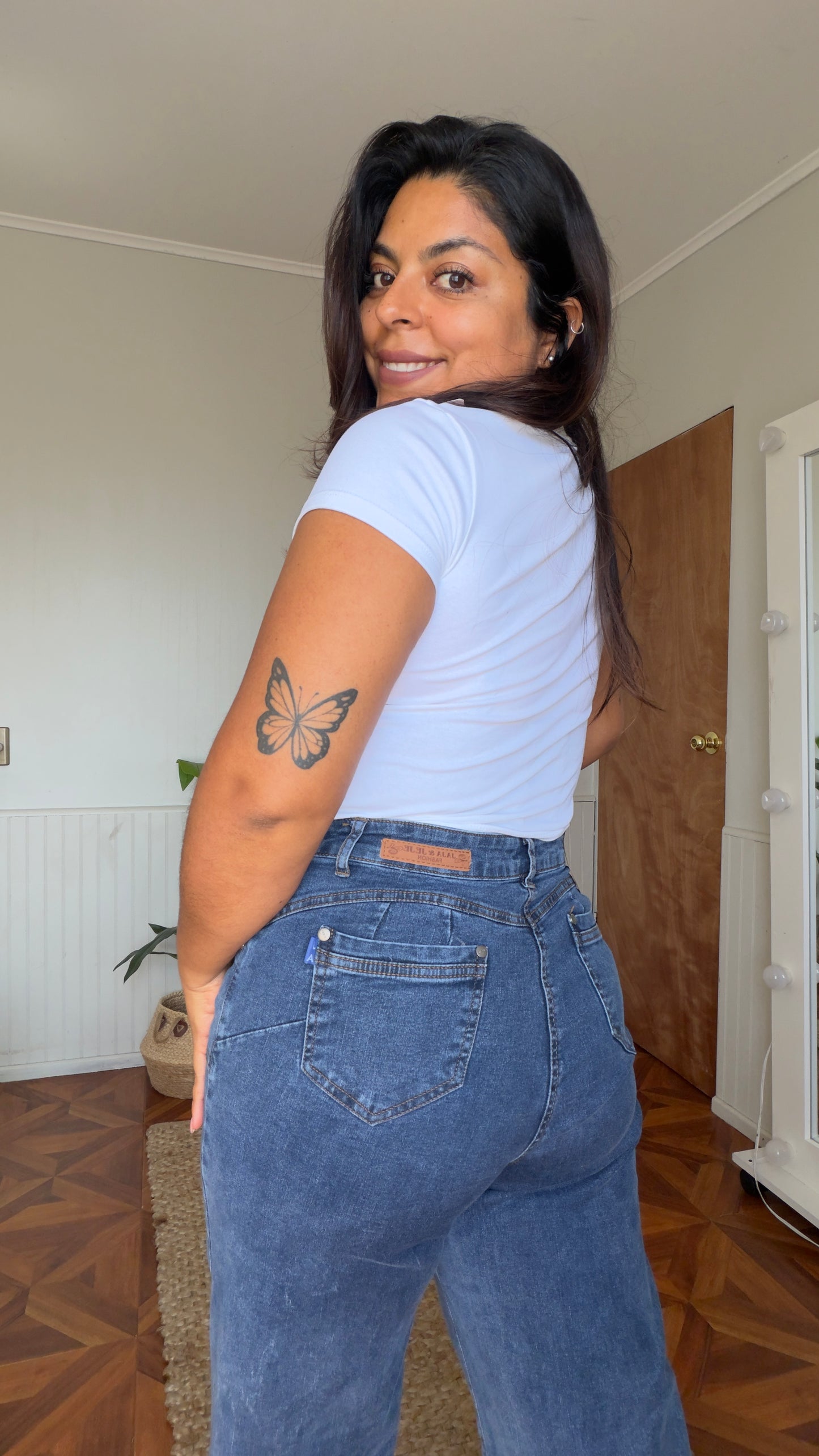 Jeans jaspeado