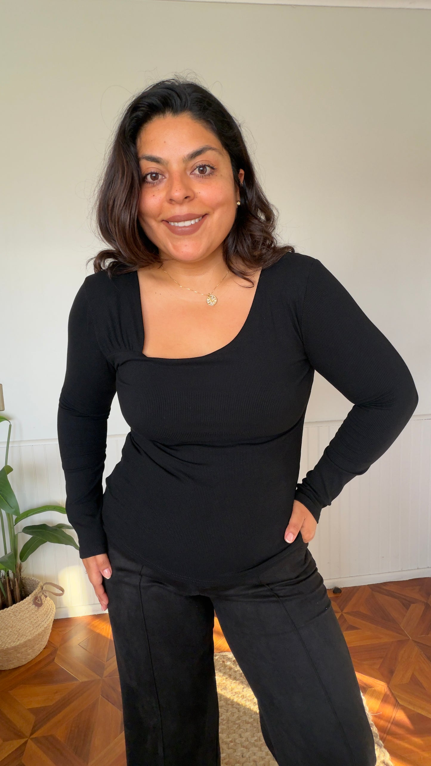 Polera asimétrica Luna