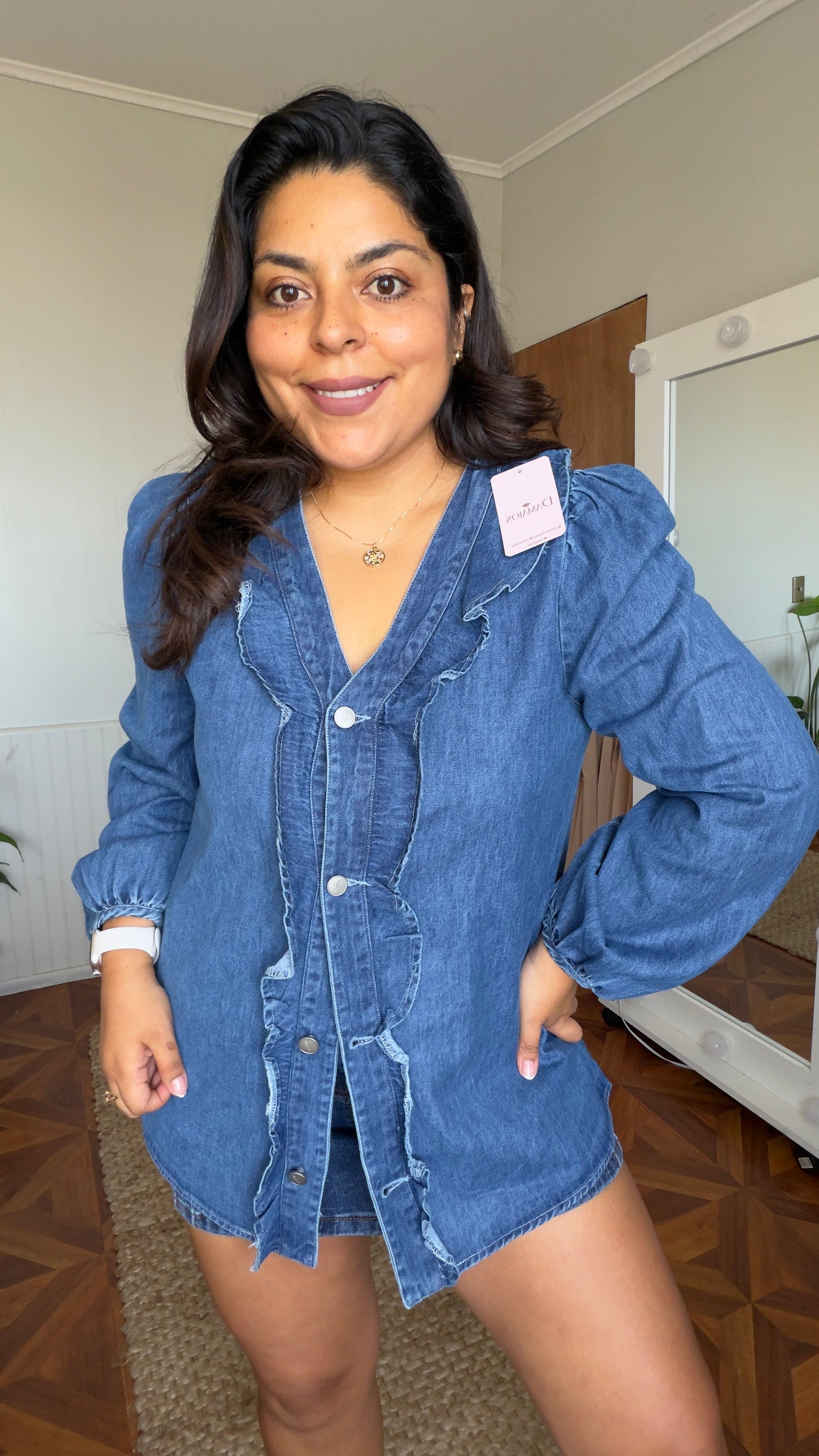 Camisa vuelos jeans