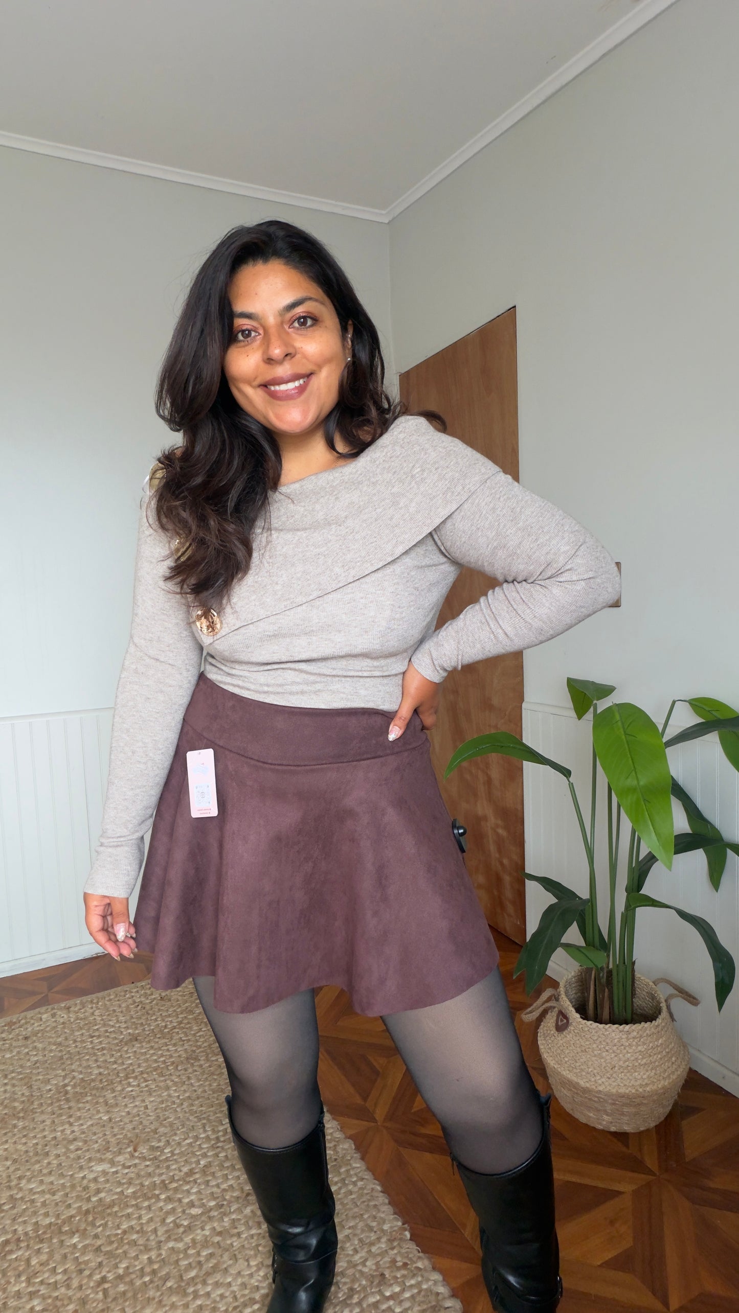 Falda gamuza tablas