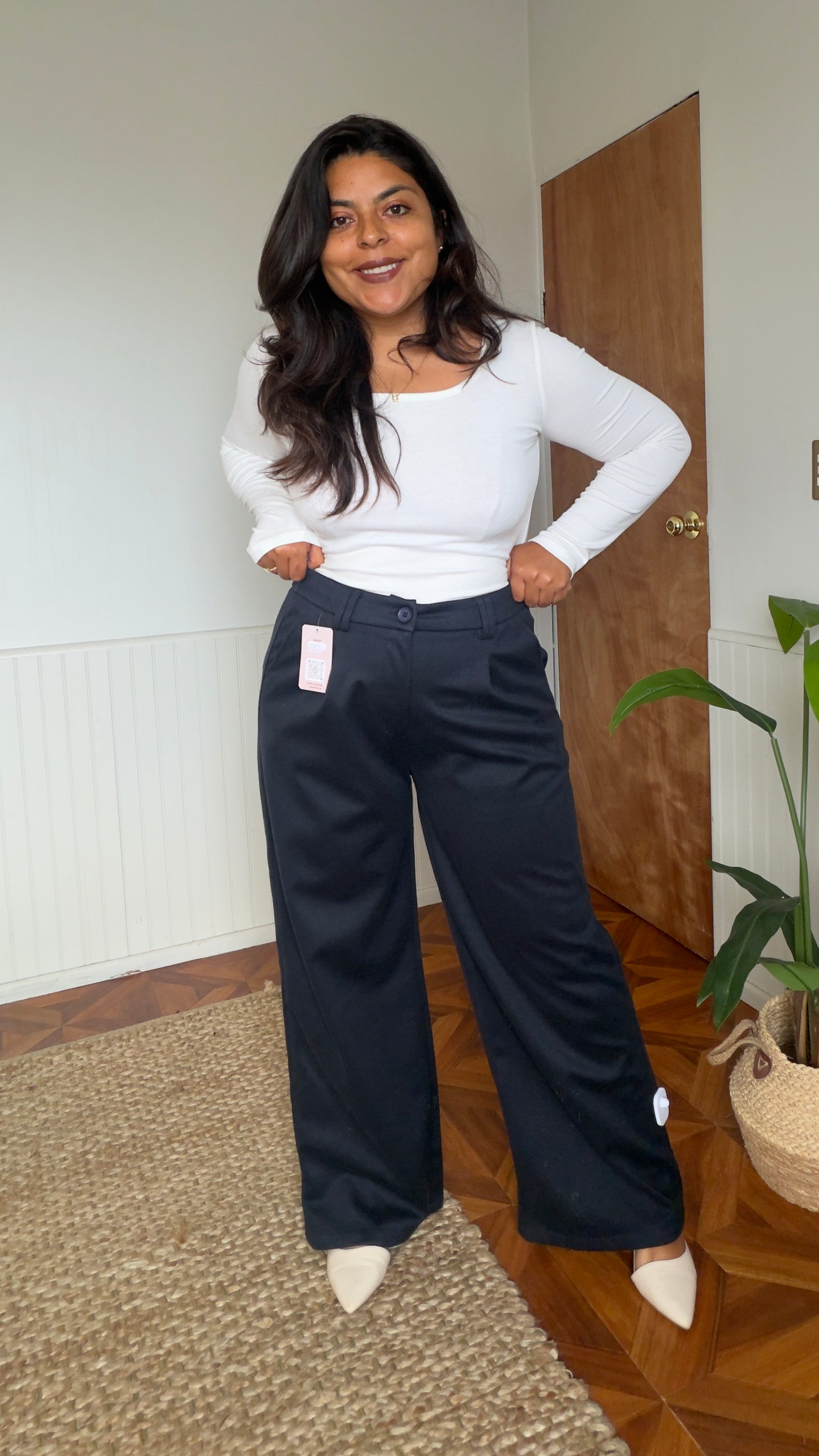 Pantalon de paño con pinza
