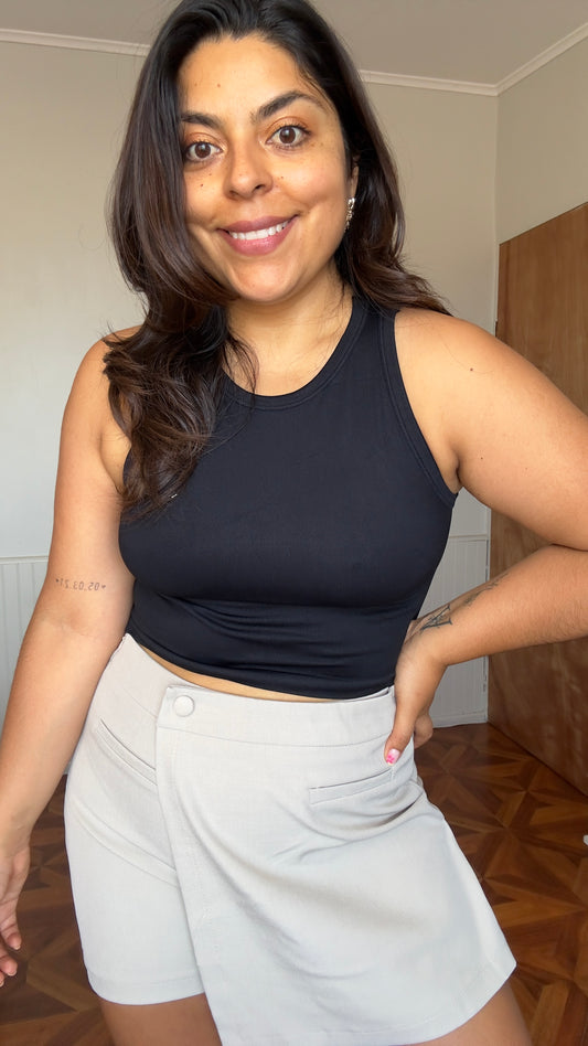 Crop top rib