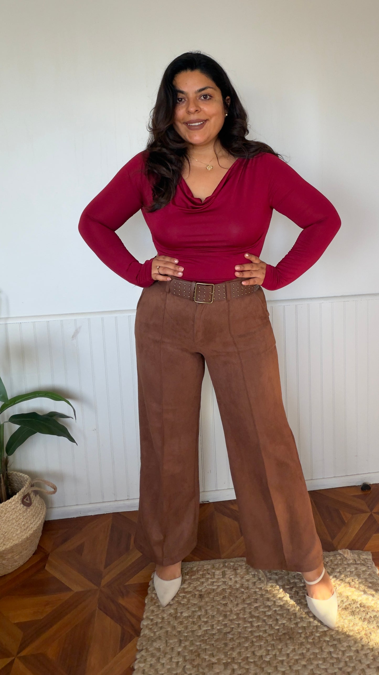 Pantalón gamuza