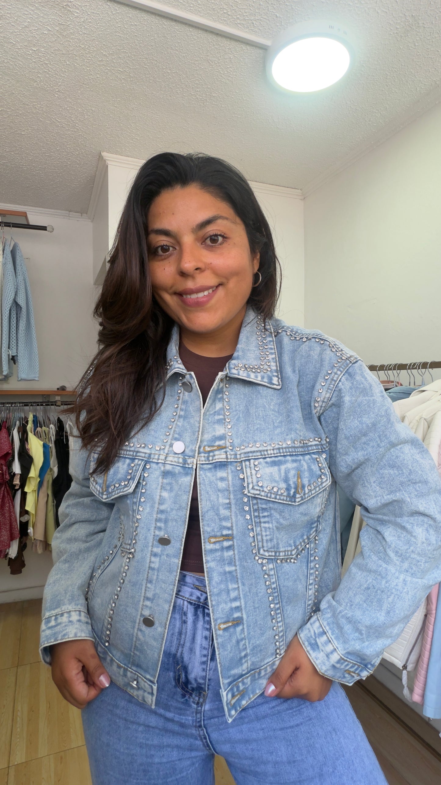 Chaqueta Brillos