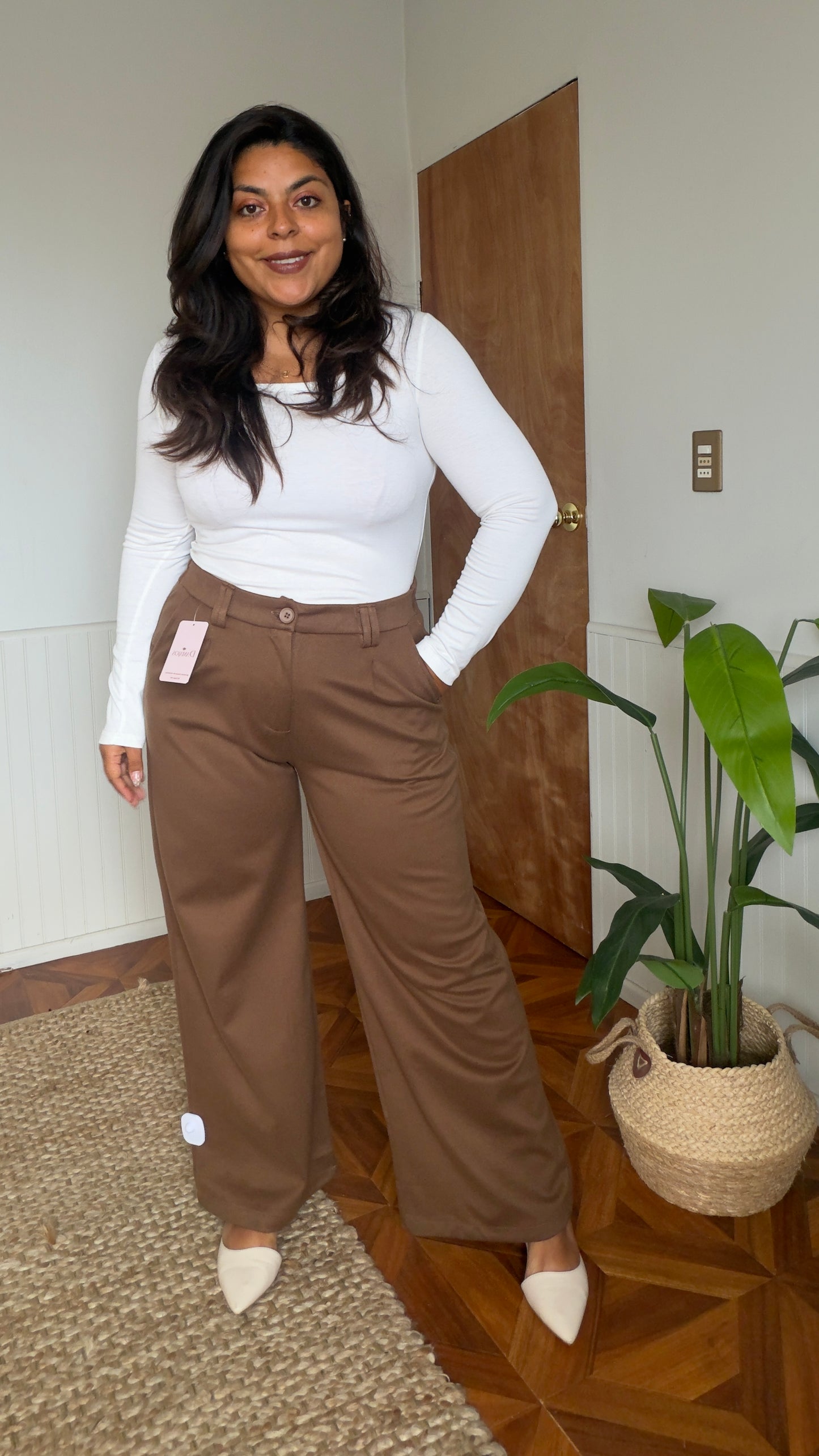 Pantalon de paño con pinza