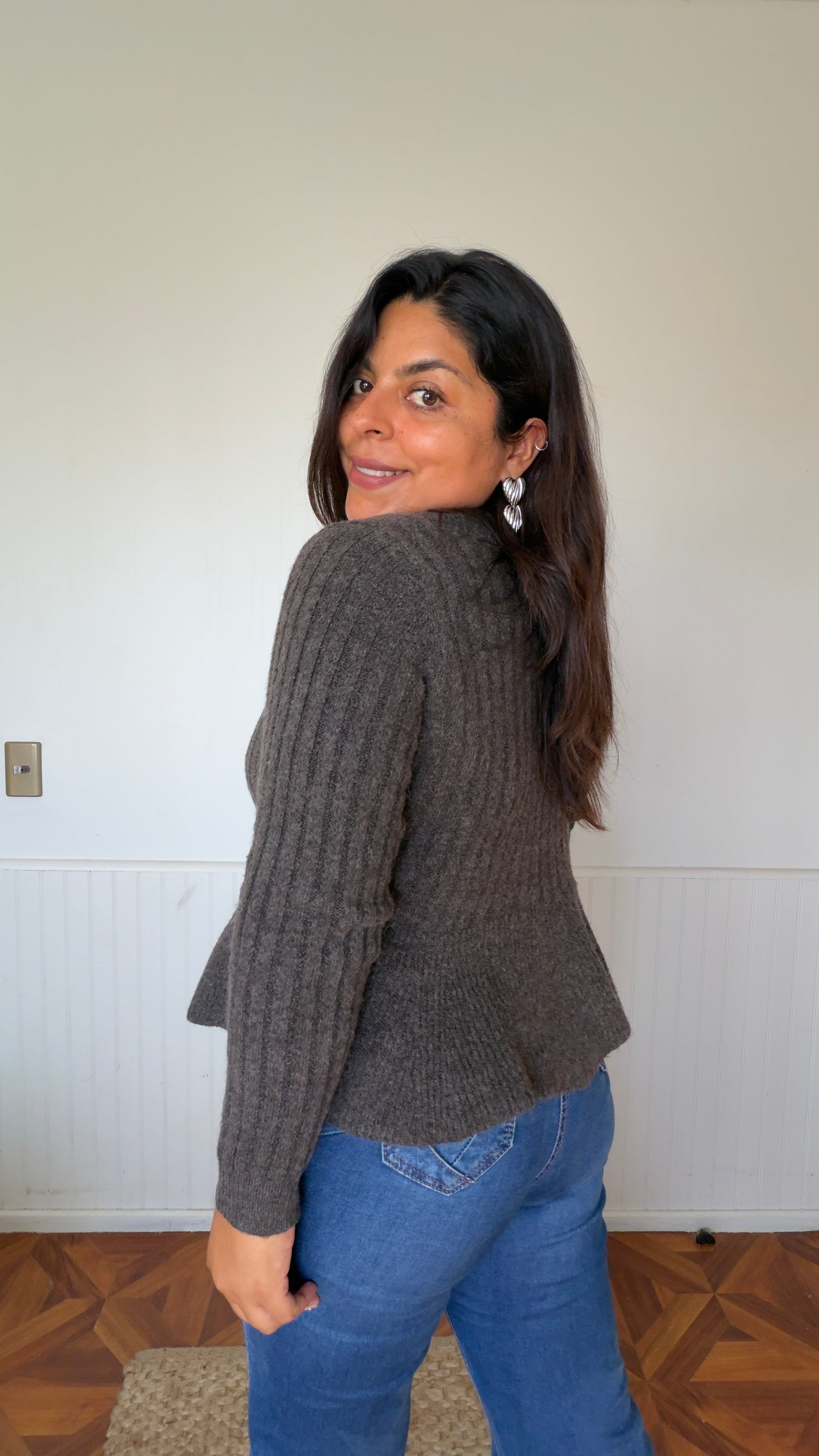 Suéter peplum
